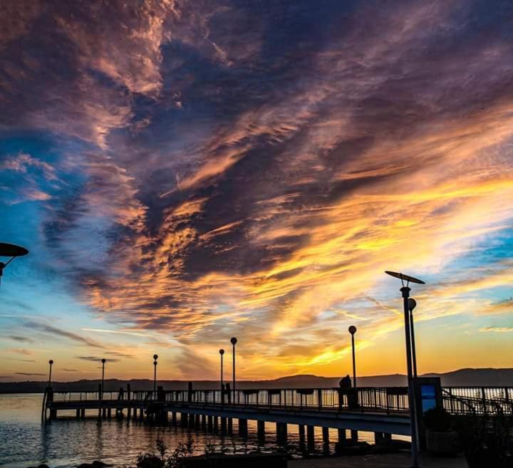 Iride Sul Lago 1 Via Principessa Jolanda 10-Piazza Del Molo Daire Anguillara Sabazia Dış mekan fotoğraf